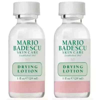 2X 29ml Mario Badescu Drying Lotion Full Size In Glass Bottle Dispatch