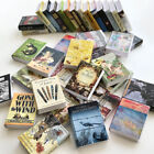 30Pc Dollhouse Miniature 1:12 Scale Books Non-Turnable Pages Bookshelf Accessory