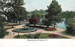 POSTAL VINTAGE PATERSON NJ WEST SIDE PARK c1907 UDB NUEVA JERSEY 042824 T - Imagen 1 de 2
