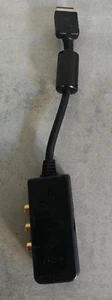 Offizieller schwarzer Sony PS2 Playstation RCA AV ADAPTER S Terminal SCPH-10130 - Bild 1 von 4
