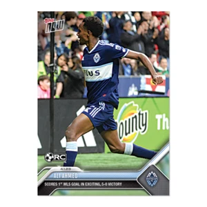 2023 Topps Now MLS 62 ALI AHMED VANCOUVER WHITECAPS FC ROOKIE RC in hand - Picture 1 of 1