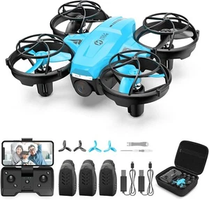 Holy Stone Drone Small size less than 100g 3 batteries for children Indoor - BLU - Picture 1 of 5