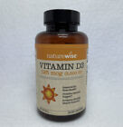 Naturewise Vitamin D3 5000Iu (125 Mcg) 360 Softgels EXP 1/24 Bone Health Immune