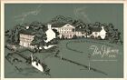 Thos Jefferson Inn Charlottesville Virginia Motel Vintage Unposted Postcard