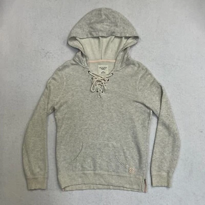 Sudadera con Capucha Ligera Marfil Cuello en V American Eagle para Mujer Talla Mediana Usada en Excelente Condición Foto 1 de 4