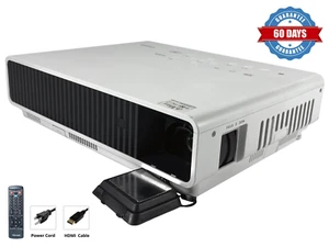 2500 ANSI DLP Projector Laser/LED Hybrid for Home Theater Games w/Accessories - Picture 1 of 9