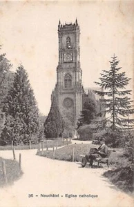 Suisse - NEUCHÂTEL - Eglise catholique - Ed. C.P.N. 36 - Imagen 1 de 2