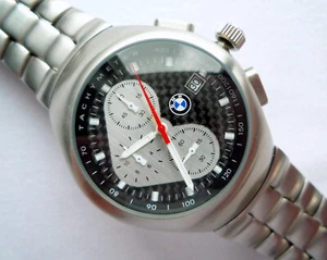BMW M Power Motorsport DTM Racing Carbon Car Accessory GTS GTR Chronograph Watch - Picture 1 of 24