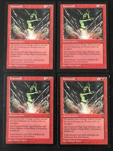 4x MtG Fire Blast Feuerstoß Playset Red Sligh Burn Goblin Deck EDH Commander Top - Bild 1 von 2