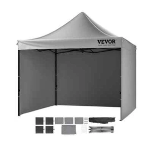 10 ft. x 10 ft. Pop Up Canopy with Removable Sidewalls Enclosed Canopy Tent Wate - Picture 1 of 8