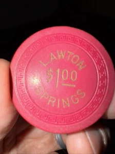 Lawton Springs Casino Reno Nevada $1 Chip 1930s - Picture 1 of 2