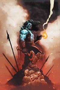 Póster Lobo Close Up Bounty Hunter 2, cómic, arte de pared, hogar 16x24, 24x36 - Imagen 1 de 1