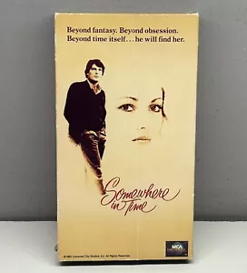 Somewhere in Time VHS Video Tape Christopher Reeve Sci-Fi Romance VTG Movie - Picture 1 of 12