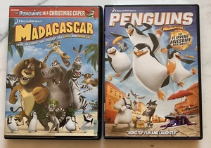 Madagascar & Penguins Of Madagascar DVD Set - Picture 1 of 3