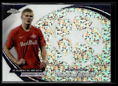 2023-24 Topps Chrome UEFA Starball Debut Erling Haaland - Image 1 of 2