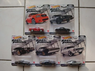 (5ct) Hot Wheels *** FAST & FURIOUS *** Complete Set !!! - Image 1 of 4