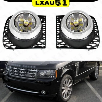 Par de luces antiniebla LED delanteras con bisel de luz antiniebla para Land Rover Range Rover 2010-2012 Foto 1 de 4