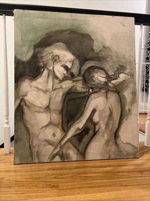 30 X 36 Inches Painting On Canvas Unique & Sexy - Image 1 of 4