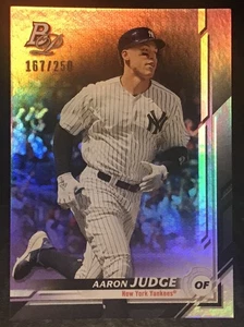 💥 2019 Bowman Platinum #98 🗽 Aaron Judge /250 Purple Foil SP 🚂🚋🚋🚋🚃🔥 - Bild 1 von 13