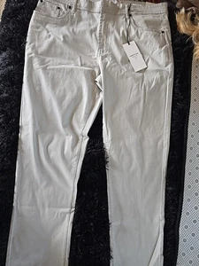Kenneth Cole Men's 5-Pocket Slim Fit Tech Pants Flex Stretch Brown Size 36 x 30 - Picture 1 of 13
