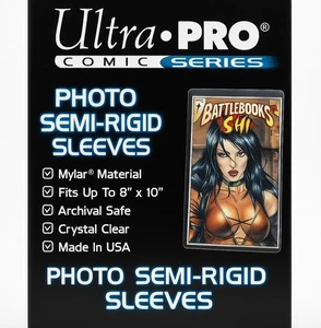 1 Ultra Pro serie fumetti pagina caricamento dall'alto 8x10 foto nuove semirigide - Foto 1 di 4