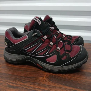 Scarpe da corsa Salomon Ellipse GTX da donna taglia 6,5 nere prugna sneakers - Foto 1 di 9