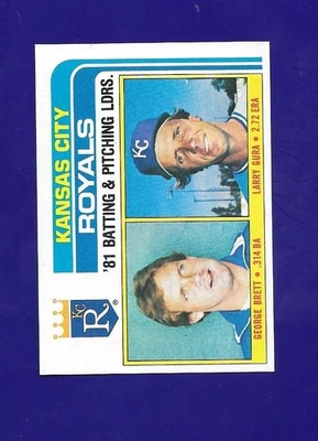 1982 Topps #96 Royals checklist George Brett NRMT-MT or Better - Image 1 of 2