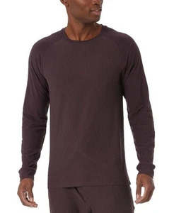 Camiseta raglán de manga larga para dormir 32 Degrees para hombre en ciruela rica en brezo-grande - Imagen 1 de 4