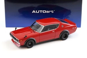 1:18 AUTOart Nissan Skyline 2000 GT-R (KPGC110) Tuned Version Red 77467 - Picture 1 of 6
