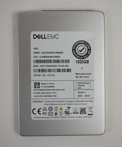 Dell EMC 00XMV9 0XMV9 HFS1T9G32FEH 1.92TB 6Gbps SATA 2.5" SSD *70%-75%* - Picture 1 of 4