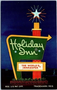 Holiday Inn, The Worlds Innkeeper, Henryetta Oklahoma Postcard c1958 - Picture 1 of 2