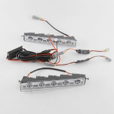 2X Clear DRL Daytime Running Light LED for Mercedes-Benz W463 G63 G500 G65 AMG Foto 1 de 4