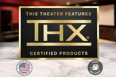 Thx home movie theater sign - Image 1 of 3