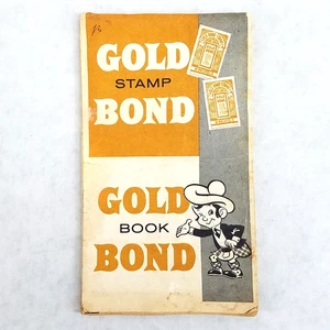 Vintage Gold Bond Stempel Premium Briefmarkenbuch Nostalgie mit Briefmarken - Bild 1 von 8
