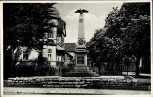 Ak Kölleda in Thüringen, Kriegerdenkmal 1866-1870/71, Bahnhofstraße - 4401137 - Bild 1 von 2