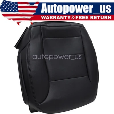 Passenger Bottom Leather Seat Cover Black Fits 09-2013 Mercedes-Benz R350 ML350 - Image 1 of 4