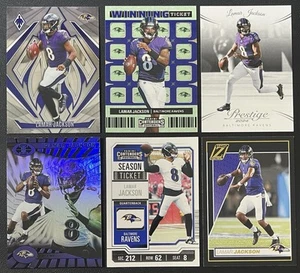 6 Card Basketball Lot Lamar Jackson Baltimore Ravens Insert, Phoenix & More - Picture 1 of 6