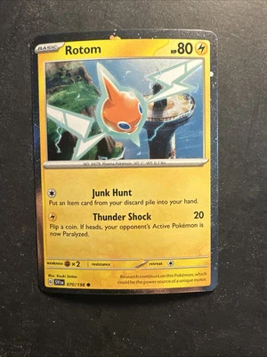 2023 Pokémon Scarlet Violet Cosmic Holo Holographic Rotom 70 /198 Promo - Image 1 of 2