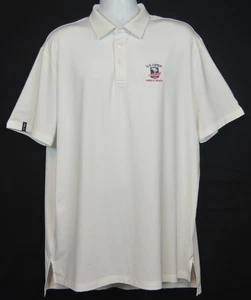 RLX Ralph Lauren Polo Shirt Mens XL White Wicking 2019 US Open Pebble Beach Golf - Picture 1 of 14