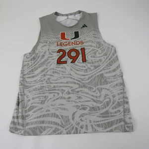 Miami Hurricanes adidas Sleeveless Shirt Men's Dark Gray New - Picture 1 of 6