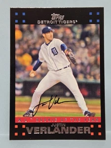 JUSTIN VERLANDER AL ROY 2007 TOPPS TIGERS - Picture 1 of 2