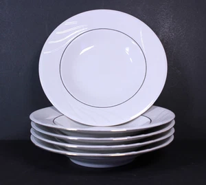 Gibson Suppenschalen geprägte Locken Goldrand Posten 5 ** Verkäuferbeschreibung lesen - Bild 1 von 8