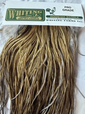 Sillín Whiting Hebert Miner grado profesional Golden Badger 042-SH-E-L Foto 1 de 4