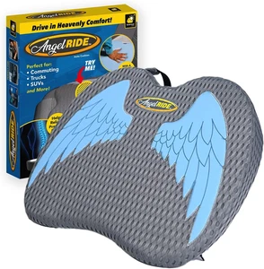 Extra Thick Memory Foam Auto Cushion Lumbar Support with Washable Cover for Car - Picture 1 of 12