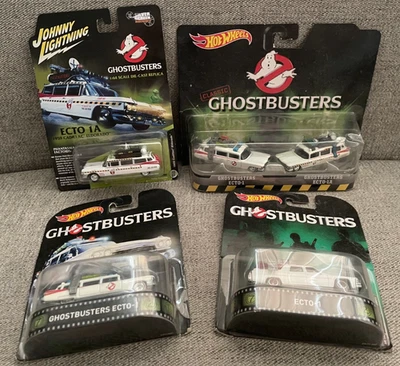 Hot Wheels Johnny Lightning Ghostbusters Ecto-1A  Ecto-1 Die Cast Lot 4 - Image 1 of 4