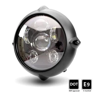 2800LM 6000K Motorcycle 7" LED Headlight for Harley Yamaha Honda Cruiser Lamp - Picture 1 of 12