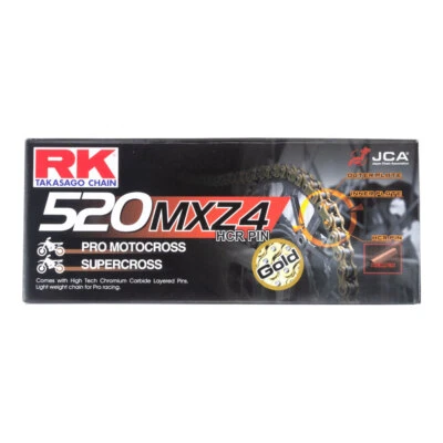 Cadena RK para Gas Gas EC515 FSR 2007-2009 520 MXZ4 120L Oro Foto 1 de 2