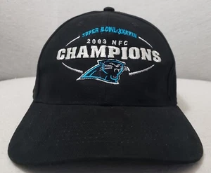 Vtg 2003 Carolina Panthers NFC Champions Hat Locker Room Cap NFL Football NEW - Picture 1 of 12
