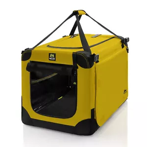 Maelson Soft Kennel Safran Gelb, 52 cm - faltbare Hunde-Transportbox Reisetasche - Bild 1 von 10