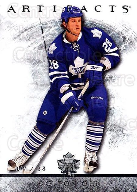 2012-13 UD Artifacts #12 Colton Orr - Image 1 of 1